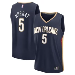 Sofisticato Gorgeous Dejounte Murray New Orleans Pelicans Youth Fast Break Replica Player Jersey Icon Edition Navy