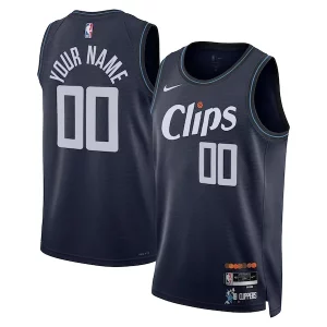Sofisticato LA Clippers Nike Unisex 2023/24 Custom Swingman Jersey Navy City Edition