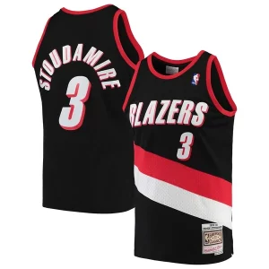 Sofisticato Raffinato Splendido Damon Stoudamire Portland Trail Blazers 1999/00 Hardwood Classics Swingman Jersey Black