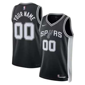 Sofisticato San Antonio Spurs Nike Unisex Swingman Custom Jersey Black Icon Edition
