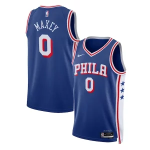 Sofisticato Tyrese Maxey Philadelphia 76ers Nike Unisex Swingman Jersey Icon Edition Royal