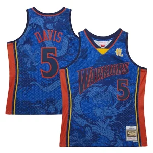Splendido Gorgeous Baron Davis Golden State Warriors 2006/07 Hardwood Classics Asian Heritage 6.0 Swingman Throwback Player Jersey Royal