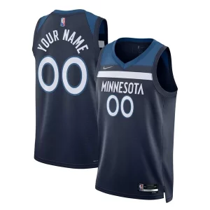 Splendido Incantevole Minnesota Timberwolves Nike 2021/22 Diamond Swingman Custom Jersey Icon Edition Navy