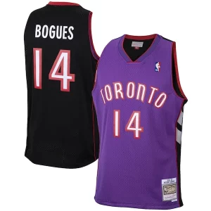 Splendido Meraviglioso Muggsy Bogues Toronto Raptors 2001/02 Hardwood Classics Swingman Jersey Purple