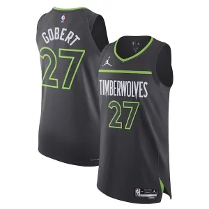 Splendido Meraviglioso Rudy Gobert Minnesota Timberwolves Jordan Brand Authentic Player Jersey Statement Edition Anthracite