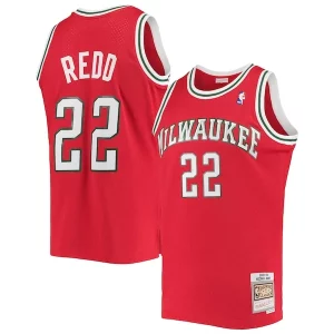 Splendido Michael Redd Milwaukee Bucks 2001/02 Hardwood Classics Swingman Jersey Red