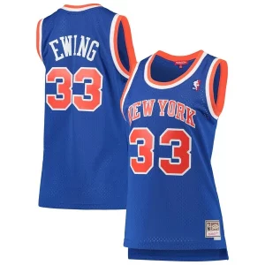 Splendido Patrick Ewing New York Knicks Women's 1991/92 Hardwood Classics Swingman Jersey Blue