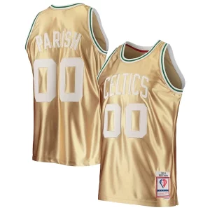 Splendido Pratico Robert Parish Boston Celtics 75th Anniversary 1985/86 Hardwood Classics Swingman Jersey Gold