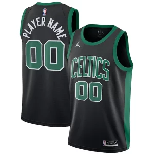 Splendido Prestigioso Boston Celtics Jordan Brand Swingman Custom Jersey Statement Edition Black