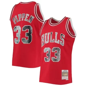 Splendido Scottie Pippen Chicago Bulls 1997/98 Hardwood Classics NBA 75th Anniversary Diamond Swingman Jersey Red