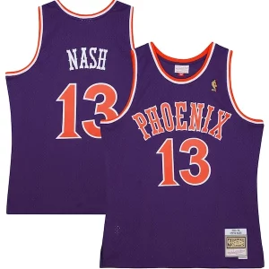 Splendido Steve Nash Phoenix Suns 2001/02 Hardwood Classics Swingman Jersey Purple/White
