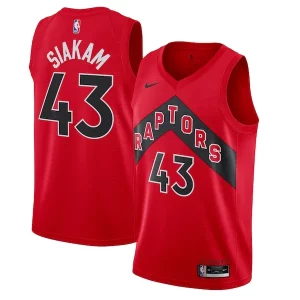Stupendo Accattivante Pascal Siakam Toronto Raptors Nike 2020/21 Icon Swingman Jersey Red