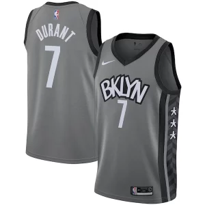 Stupendo Bellissimo Resistente Kevin Durant Brooklyn Nets Nike 2019/2020 Swingman Jersey Statement Edition Gray