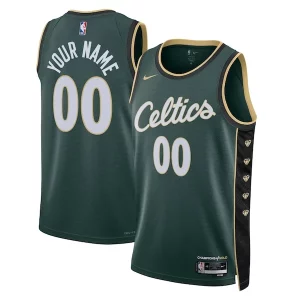 Stupendo Boston Celtics Nike Unisex 2022/23 Swingman Custom Jersey City Edition Kelly Green