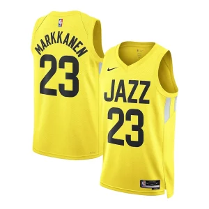 Cool Fascinante Lauri Markkanen Utah Jazz Nike Unisex Swingman Jersey Association Edition Gold
