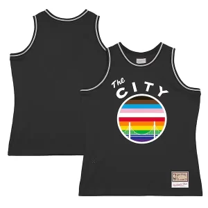 Stupendo Cool Elegante Golden State Warriors Hardwood Classic Pride Jersey Black