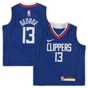 Stupendo Delizioso Paul George LA Clippers Nike Toddler 2020/21 Replica Jersey Icon Edition Royal