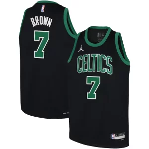 Stupendo Eccezionale Jaylen Brown Boston Celtics Jordan Brand Youth Swingman Jersey Statement Edition Black