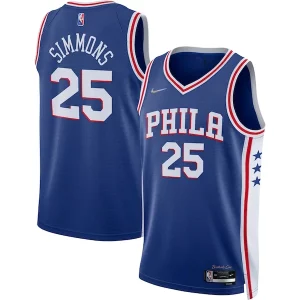Stupendo Fantastico Ben Simmons Philadelphia 76ers Nike 2021/22 Diamond Swingman Jersey Icon Edition Royal