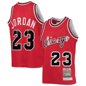 Stupendo Lussuoso Pratico Youth Chicago Bulls Michael Jordan Red 1984/85 Hardwood Classics Authentic Jersey