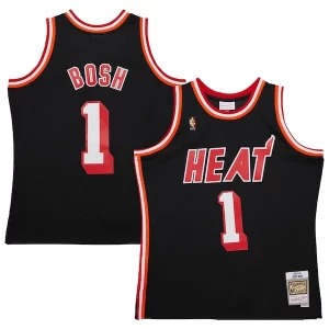 Stupendo Magnifico Chris Bosh Miami Heat 2013/14 Hardwood Classics Swingman Jersey Black