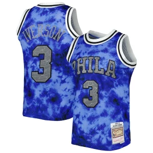 Stupendo Magnifico Eccezionale Allen Iverson Philadelphia 76ers 1996/97 Galaxy Swingman Jersey Royal