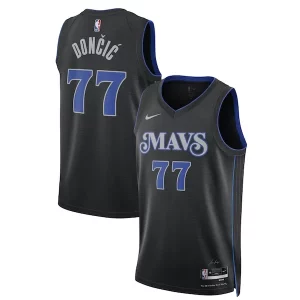 Stupendo Magnifico Luka Dončić Dallas Mavericks Nike Unisex 2023/24 Swingman Jersey Black City Edition