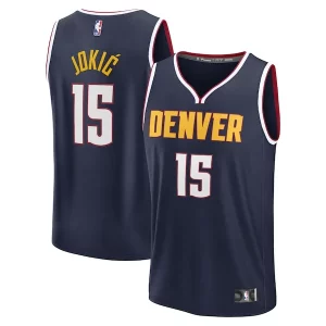 Stupendo Nikola Jokic Denver Nuggets Youth Fast Break Replica Player Jersey Icon Edition Navy