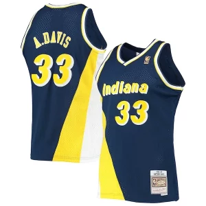 Stupendo Pratico Antonio Davis Indiana Pacers 1996/97 Hardwood Classics Swingman Jersey Navy