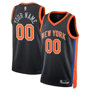 Stupendo Pratico Versatile New York Knicks Nike Unisex 2022/23 Swingman Custom Jersey City Edition Black