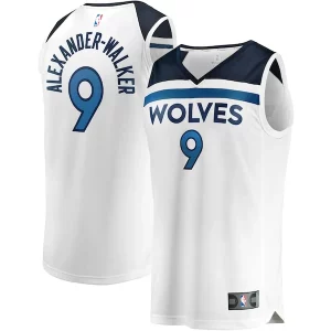 Stupendo Raffinato Nickeil Alexander Walker Minnesota Timberwolves Youth Fast Break Replica Player Jersey Association Edition White