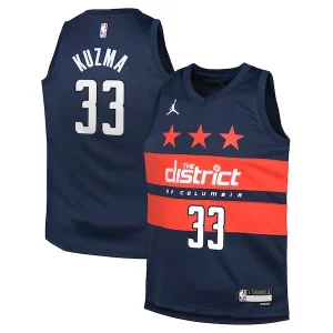 Stupendo Resistente Kyle Kuzma Washington Wizards Jordan Brand Youth Swingman Jersey Statement Edition Navy