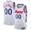 Stupendo Robusto Classico Philadelphia 76ers Nike Unisex 2024/25 Custom Swingman Jersey City Edition White
