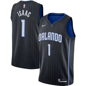 Stupendo Robusto Jonathan Isaac Orlando Magic Nike Swingman Jersey Black Icon Edition