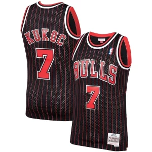 Stupendo Sofisticato Toni Kukoc Chicago Bulls 1995/96 Hardwood Classics Swingman Jersey Black