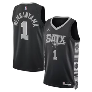 Stupendo Trendy Victor Wembanyama San Antonio Spurs Jordan Brand Unisex Swingman Jersey Statement Edition Black