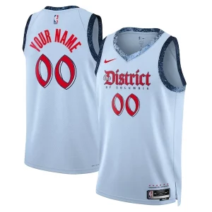 Stupendo Washington Wizards Nike Unisex 2024/25 Custom Swingman Jersey City Edition Powder Blue