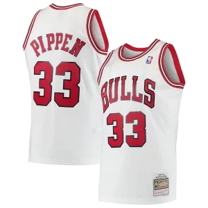 Trendy Attraente Scottie Pippen Chicago Bulls Hardwood Classics Swingman Jersey White/Black