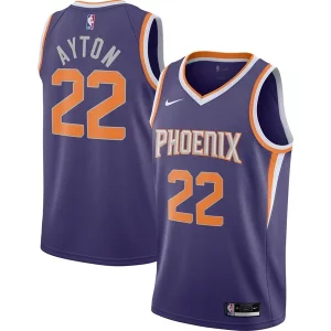 Trendy Classico Deandre Ayton Phoenix Suns Nike 2020/21 Swingman Player Jersey Icon Edition Purple