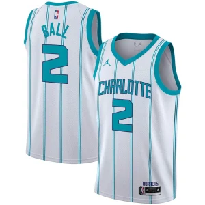 Trendy Classico LaMelo Ball Charlotte Hornets Jordan Brand 2020/21 Swingman Player Jersey Association Edition White