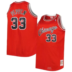 Trendy Incantevole Elegante Scottie Pippen Chicago Bulls Big & Tall Hardwood Classics 2003/04 Swingman Jersey Red