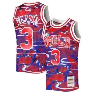 Trendy Prestigioso Stupendo Allen Iverson Philadelphia 76ers 1996/97 Hardwood Classics Lunar New Year Swingman Jersey Red