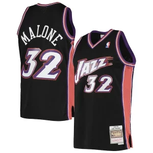 Trendy Resistente Karl Malone Utah Jazz 2001/02 Hardwood Classics Swingman Jersey Black