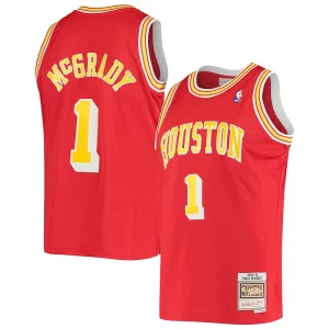 Trendy Tracy McGrady Houston Rockets 2001/02 Hardwood Classics Swingman Jersey Red