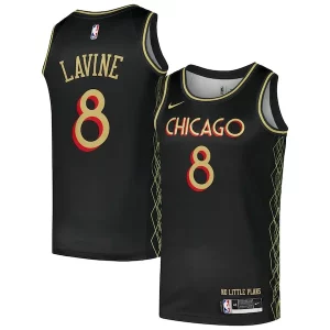 Trendy Zach LaVine Chicago Bulls Nike Swingman Player Jersey City Edition Black