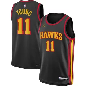 Versatile Accattivante Delizioso Trae Young Atlanta Hawks Jordan Brand Youth Swingman Jersey Statement Edition Black