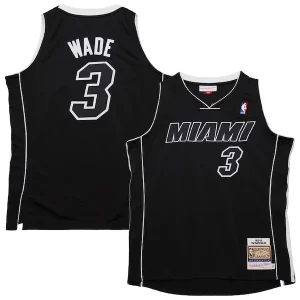 Versatile Classico Fascinante Dwyane Wade Miami Heat 2011/12 Hardwood Classics Authentic Jersey Black