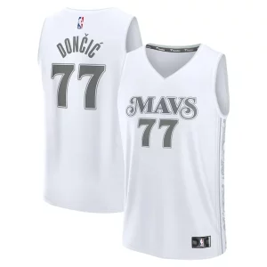 Versatile Comodo Fascinante Luka Dončić Dallas Mavericks Youth 2024/25 Fast Break Player Jersey City Edition White