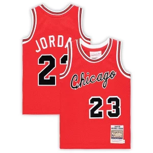 Versatile Duraturo Michael Jordan Chicago Bulls Preschool Hardwood Classics 1984/85 Authentic Swingman Jersey Red