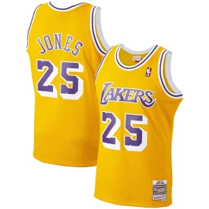 Versatile Fantastico Ottimo Ed Jones Los Angeles Lakers 1994/95 Hardwood Classics Swingman Jersey Gold